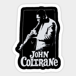 john coltrane Sticker